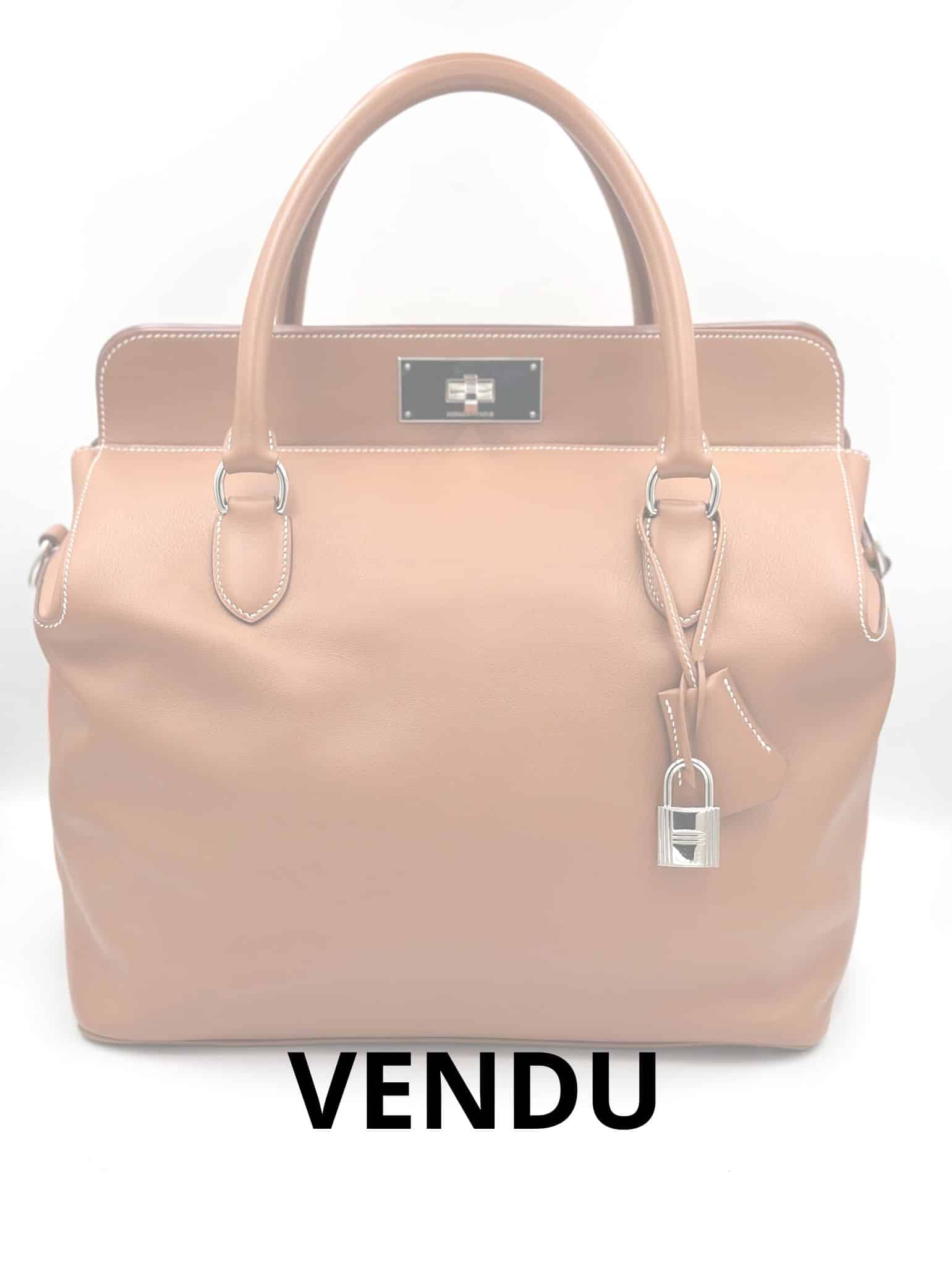 Sac Toolbox 33 en cuir camel