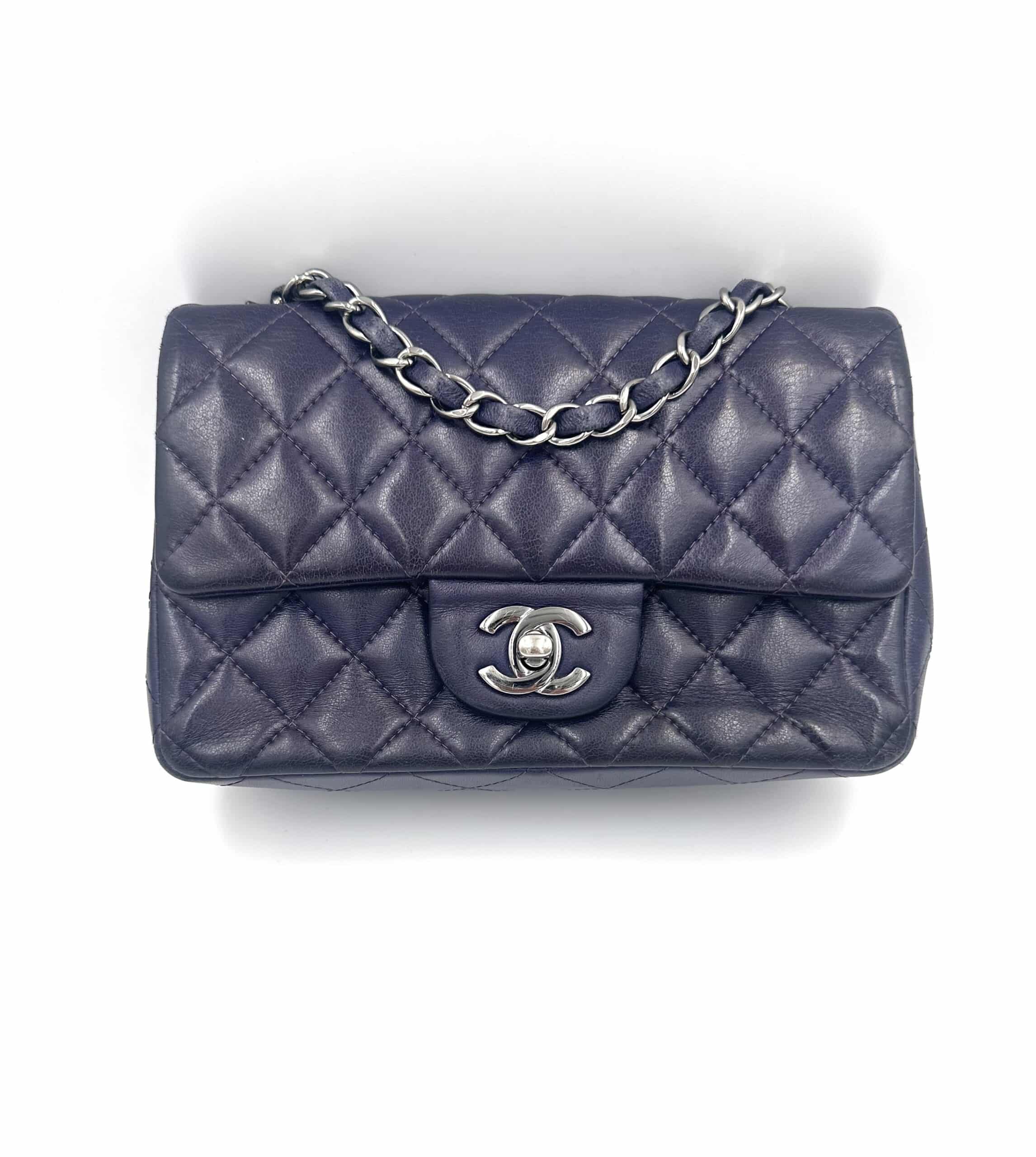 Sac Timeless / Classique small en cuir violet