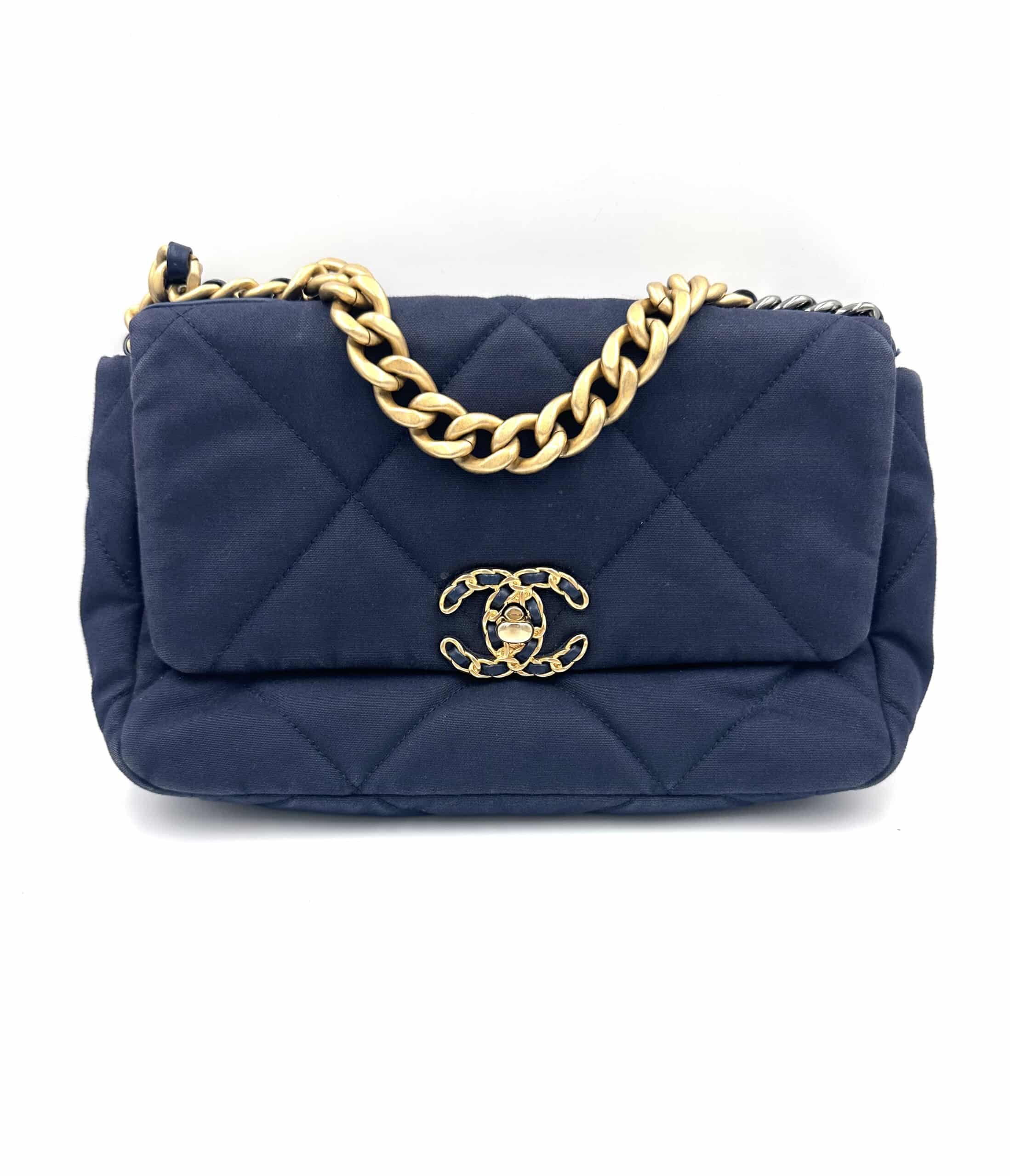 Sac Chanel 19 small navy