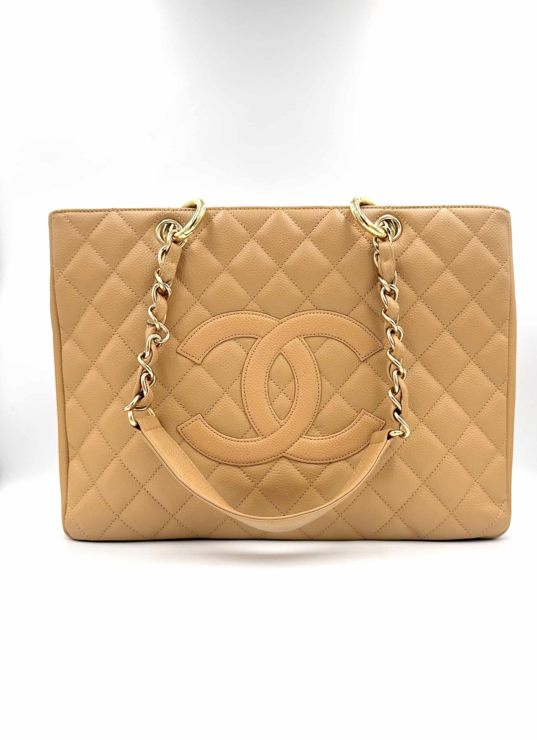 Sac GST Tote Bag en cuir grainé camel
