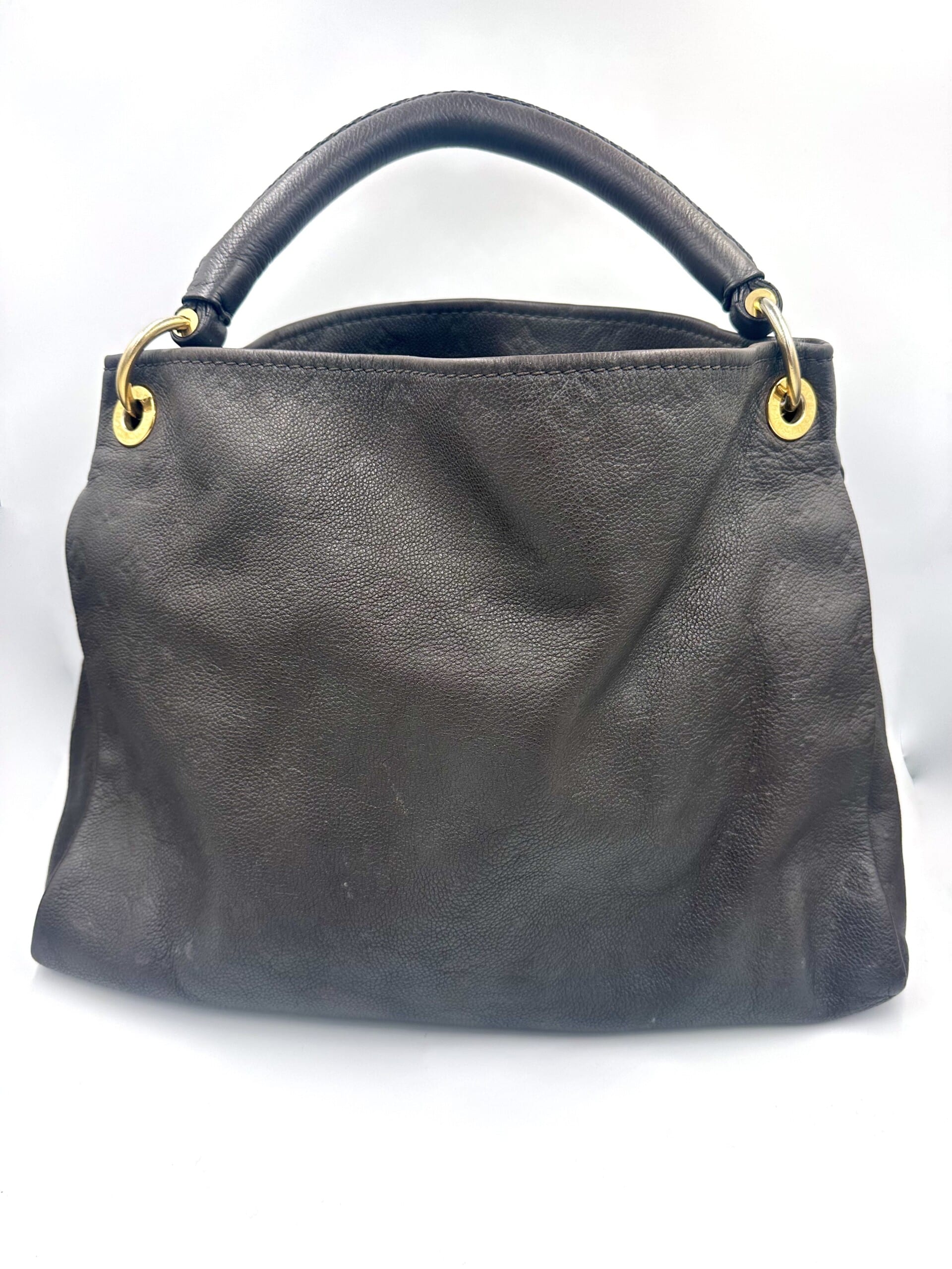 Sac Artsy MM en cuir Monogram Empreinte marron