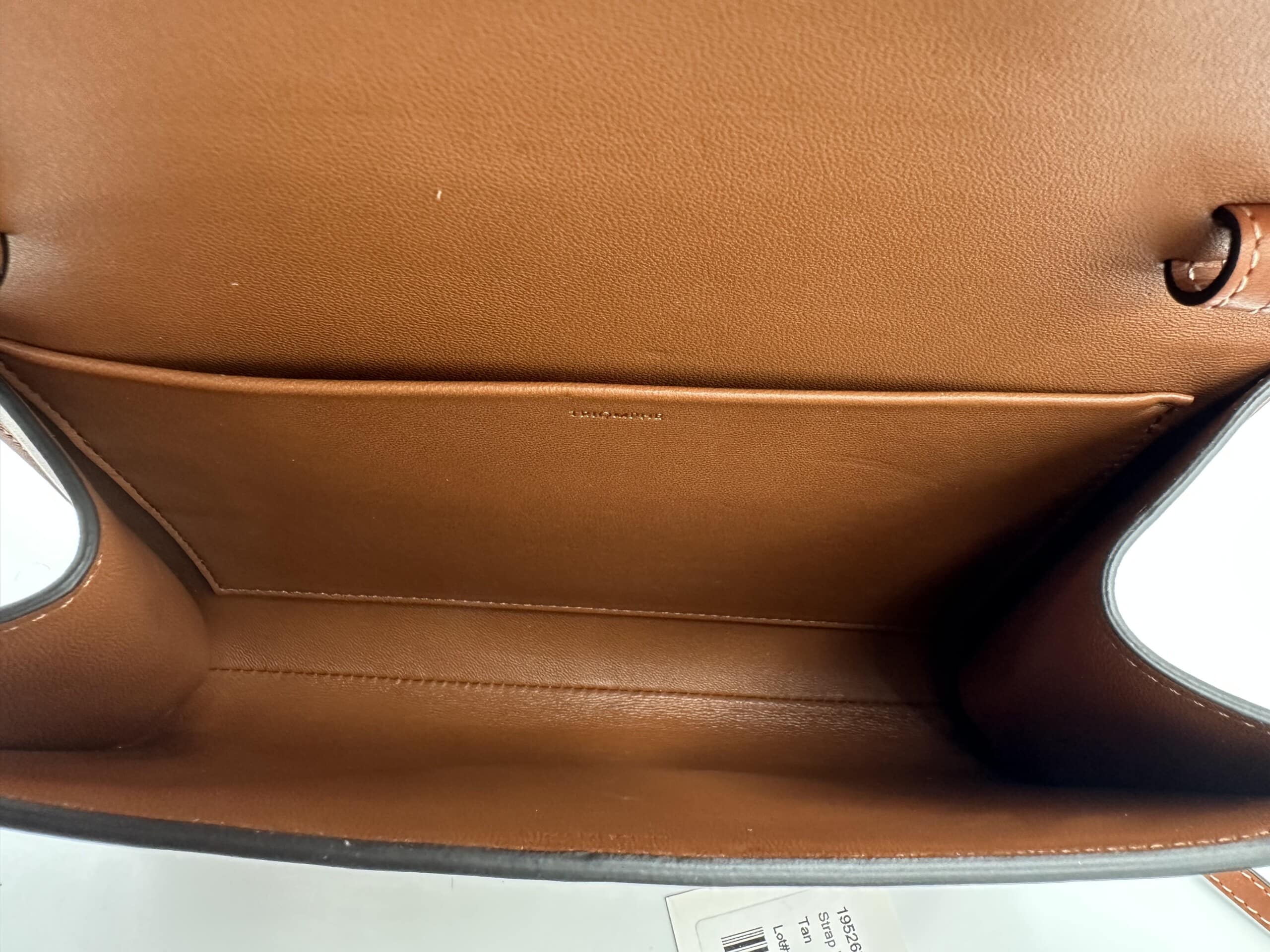 Sac Triomphe camel avec bandoulière amovible – Image 7