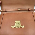 Sac Triomphe camel avec bandoulière amovible - Thumbnail Image 2