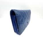 Wallet on Chain en cuir verni bleu - Thumbnail Image 4