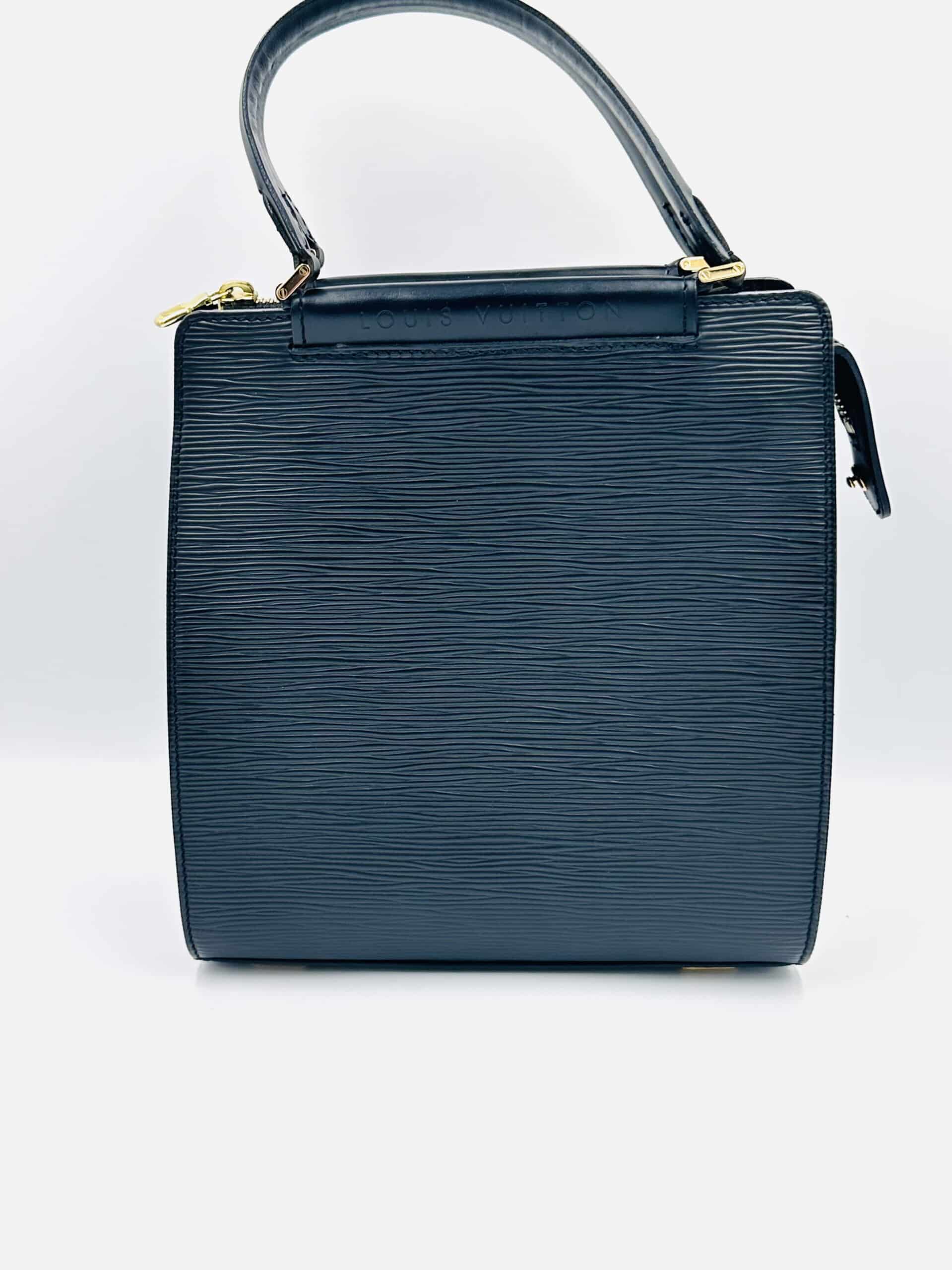 Sac Figari PM en cuir Epi noir – Image 2