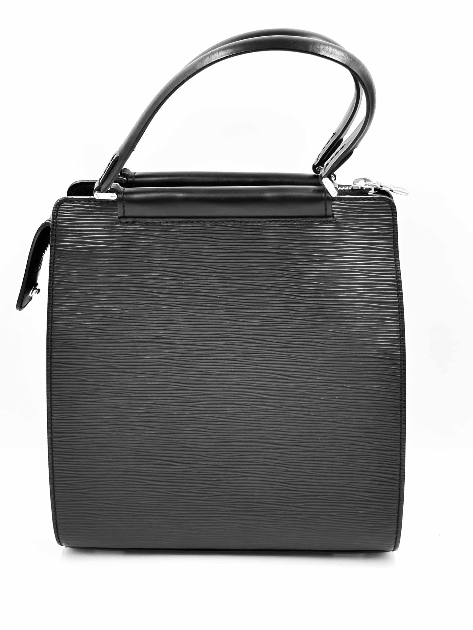 Sac Figari PM en cuir Epi noir
